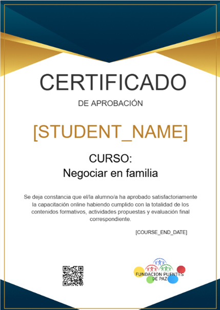 Negociar en familia